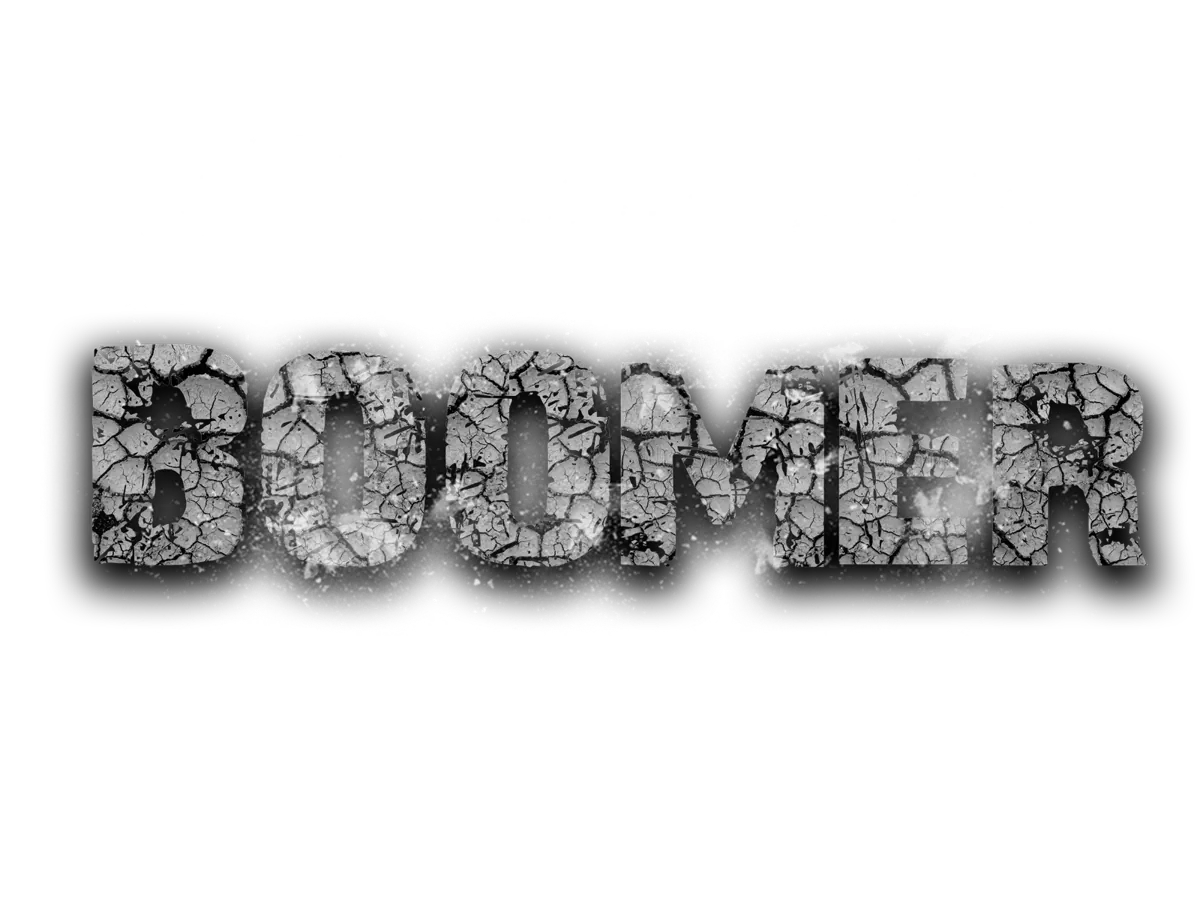 Text with Vapor effect applied